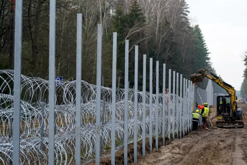 Ogrodzenia z drutu ostrzowego na Litwie