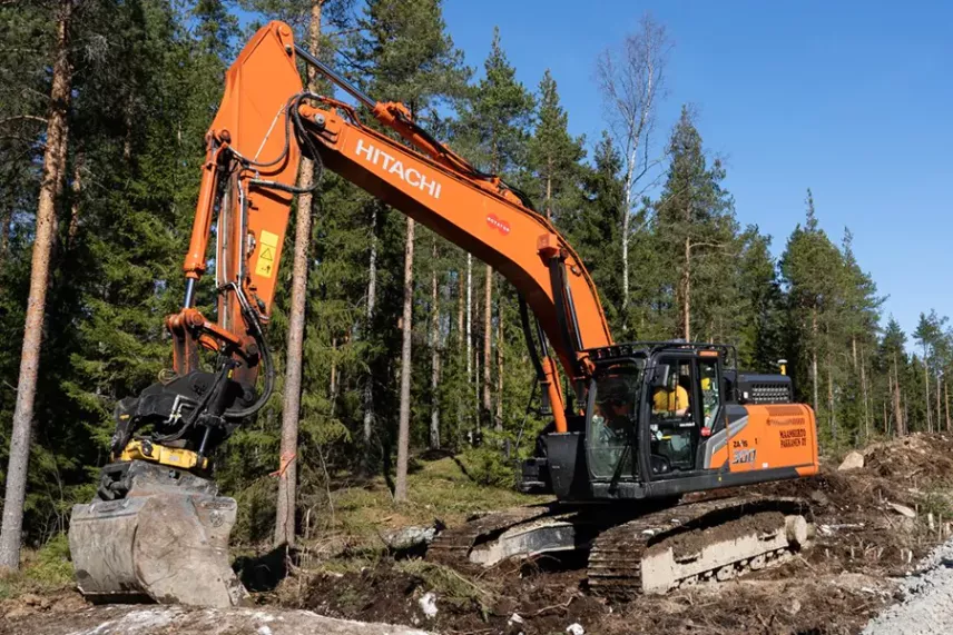First section of razor wire fence
